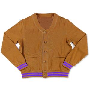 Venta al por mayor de lana y acrílico de invierno cárdigan suéter personalizado Color y chenilla bordado suéter Universidad suéter - Product Image 3