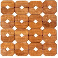 "Dessous de verre en bois fabriqués à la main Ensemble de 4 sous-verres en bois élégants Dessous de verre durables Tapis de boisson élégants"