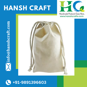 Bolsa con cordón de algodón de último diseño, bolsa multicolor reciclable con logotipo personalizable - Product Image 2