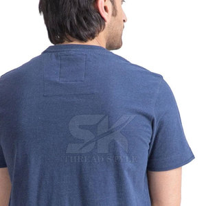 Venta al por mayor camiseta en blanco personalizado 100% algodón camiseta impresión Logo Unisex liso camisetas - Product Image 5