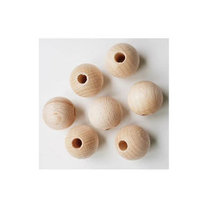 Cuentas de madera ecológica natural sin terminar de 18mm de origen mundial, nueva Joyería exclusiva, decoración de pared a la venta - Product Image 1