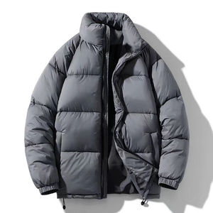Doudounes personnalisées pour hommes Manteaux d'hiver matelassés Vêtements d'extérieur imperméables légers et chauds Streetwear Fabricant OEM ODM - Product Image 3