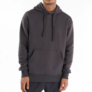 Sweat-shirts pour hommes personnalisés en gros, de haute qualité, en molleton français, poids lourd, décontractés, à capuche avec poches, imprimés - Product Image 4