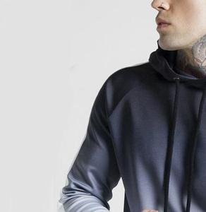 Survêtement de sport pour homme, marque vierge, logo personnalisé, ensemble deux pièces d'entraînement et de jogging - Product Image 6