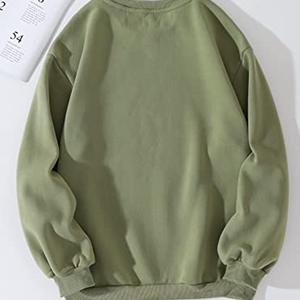 Sudadera de mujer de manga larga de algodón con logotipo personalizado de alta calidad, ropa informal sostenible transpirable, sudadera Lisa para mujer - Product Image 2