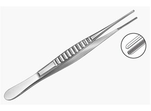 Pinzas Quirúrgicas de Acero Inoxidable de Alta Calidad con Logotipo Personalizado OEM, Pinzas Rectas de 7 Pulgadas para Tejidos - Product Image 2