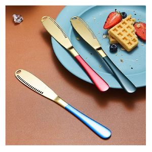 มีดปาดเนยทองเหลืองมีดปาดเนยงานทำมือตามสั่ง - Product Image 1