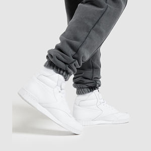 Pantalones Deportivos Casuales para Hombre, 100% Algodón, con Logotipo Personalizado, Lavado Ácido, Cierre con Cordón, Corte Recto - Product Image 2