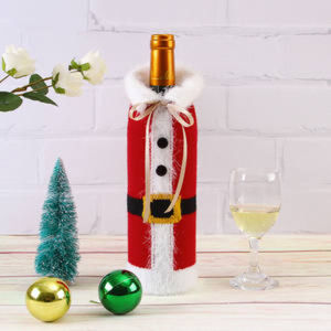 Barato al por mayor a granel bolsas de regalo de vino de Navidad cubierta de la botella decoración adornos EE. UU. Para la venta - Product Image 6