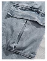 Jean cargo ample coupe droite Bearfit CJ-101 pour homme – Nouvelle collection haute couture en coton/élasthanne de qualité supérieure