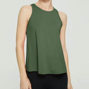 Camiseta de gimnasio de punto transpirable para mujer, camisetas sin mangas de entrenamiento de Yoga para deportes casuales, correr y gimnasio, ropa corta de Fitness - Product Image 5