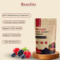 Gummies au shilajit saveur fruits rouges mélangés