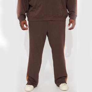 Pantalones de chándal informales Vintage para hombre al por mayor, pantalones de chándal acampanados personalizados con logotipo bordado y piernas anchas con bolsillos para las estaciones de otoño - Product Image 5