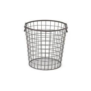 Panier à linge en fer pour usage domestique avec cadre solide et grande capacité de rangement pour l'organisation quotidienne des vêtements - Product Image 2