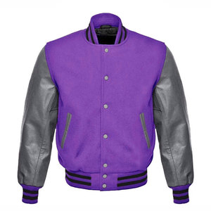 Chaqueta Universitaria de Cuero para Hombre, Diseño Más Reciente de 2025, Chaqueta de Diseñador al por Mayor, Talla Grande, Precio de Fábrica - Product Image 3