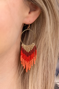 Pendientes Colgantes Bordados con Cuentas de Semillas Estilo Americano, Unisex, Multicolor, Colores Campestres, para Fiestas y Eventos - Product Image 5