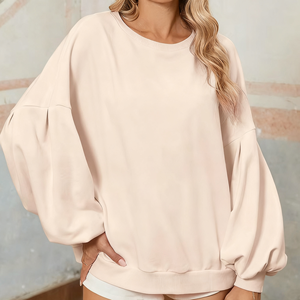 Sweat-shirt à capuche pour femme en polyester/coton tissé de haute qualité, personnalisé, luxueux, rose, avec broderie sur le devant - Product Image 2