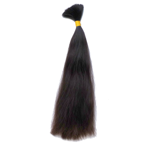 Accesorios de cabello humano de color negro para mujeres negras, cabello humano virgen sin procesar, mezclado a granel, venta al por mayor - Product Image 2