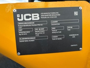 รถตักล้อยาง JCB 270 ขนาด 4 ตัน ปี 2025 พร้อมชิ้นส่วน MOOG - Product Image 6