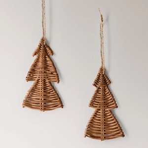 Adorno Navideño de Ratán Hecho a Mano, Decoración Rústica de Mimbre Natural, Adorno Colgante Ecológico, Artesanía Navideña, Proveedor de Vietnam - Product Image 4