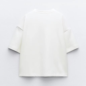 T-shirt de haute qualité pour femmes Active Wear Wholesale Jogger Oversize Short Sleeve Wholesale T-shirt Casual Wear T-Shirt - Product Image 5