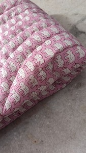 Meilleur prix réversible Handblock imprimé coton bébé couette hiver literie pour enfants nettoyé à sec achat en gros - Product Image 4