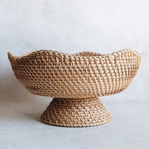 Articles chauds grand bol en rotin naturel ustensiles de cuisine bols de service en rotin récipient alimentaire en gros fabriqué au Vietnam - Product Image 2