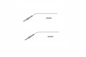 Tube d'aspiration chirurgical à angle de 30 degrés, 190 mm, base d'instruments chirurgicaux avec plusieurs tailles - Product Image 6