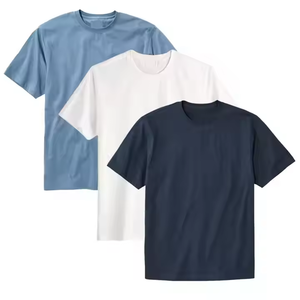 Camisetas elegantes de manga corta para hombre, impresión personalizada de tela de algodón, servicio OEM ODM al mejor precio de Vinh Hung Vietnam - Product Image 4