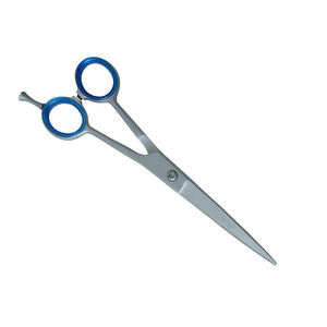 Ciseaux de coupe de cheveux de barbier professionnels finition au sable avec lames durables tranchantes ciseaux à cheveux Super coupés avec anneau en caoutchouc - Product Image 3