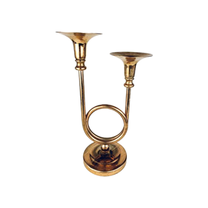 Bougeoir en métal argenté de style nordique romantique pour la décoration de la maison mariage et noël Design géométrique fait à la main en gros - Product Image 5