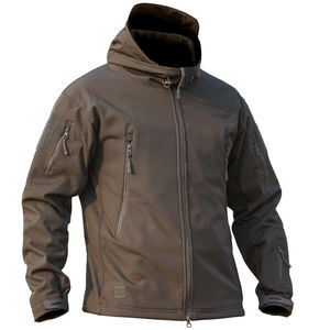 OEM nuevo estilo transpirable chaqueta impermeable hombre estilo Simple al aire libre chaquetas de concha suave para hombres anti pilling hombres chaqueta Softshell - Product Image 2