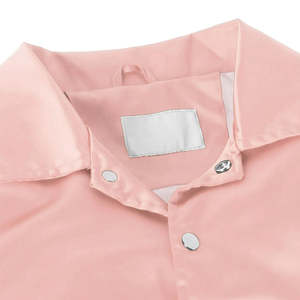 Chaqueta de satén hecha a medida al por mayor para hombre, ropa informal de fabricación profesional, chaqueta de invierno de satén estilo universitario para hombre - Product Image 4