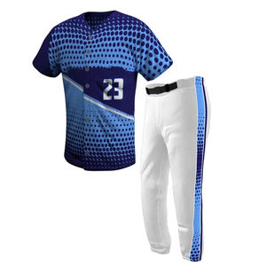 100% polyester personnalisé baseball & softball uniformes baseball uniforme ensemble imprimé logo personnalisé - Product Image 4