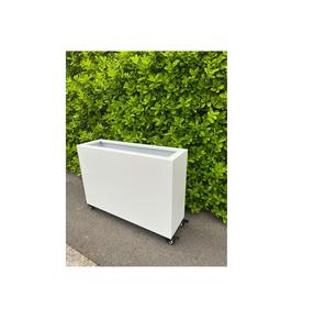 Jardinière carrée en aluminium fraîchement conçue pour la décoration extérieure et intérieure personnalisable - Product Image 1