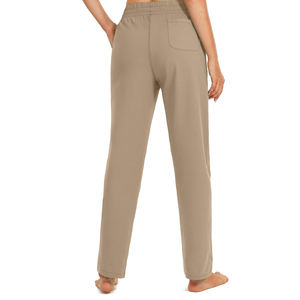 Venta al por mayor de tallas grandes de alta calidad transpirable mujeres pantalones de chándal último diseño de algodón pantalones de las mujeres en bajo MOQ - Product Image 2