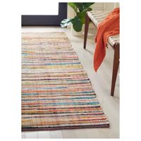 Tapis de couloir moderne fait main en coton, style bohème, pour salon, chambre à coucher, ou prière, tapis brodé d'Inde