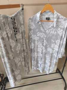 ชุดเดรสสายเดี่ยวลายดอกไม้2ชิ้นสำหรับผู้หญิงจากมาเลเซียชุดเดรสสายเดี่ยวลายดอกเล็กพิเศษชุดเสื้อผ้าชาติพันธุ์กางเกง kurta dupatta ขายส่ง - Product Image 5