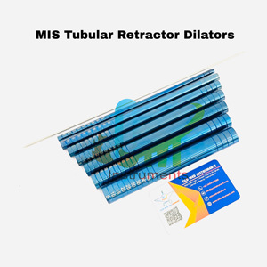 เครื่องขยายท่อหดแบบแมนนวลเครื่องมือผ่าตัดกระดูกสันหลัง11ชิ้นเครื่องมือผ่าตัดกระดูกสันหลัง CE ISO อนุมัติ Autoclavable ใช้งานได้อีกครั้ง - Product Image 4