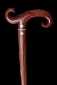 RESIN COMFORT NON SLIP WOODEN RESIN WALKING STICK with Multi Shape Stong Handle for Old Age <b>People</b> Rehabilitatio - Product Image 2