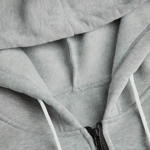 Confortable hommes fermeture éclair survêtements respirant vente chaude 100% coton poids léger pas cher survêtement fermeture éclair avec dernier design - Product Image 3