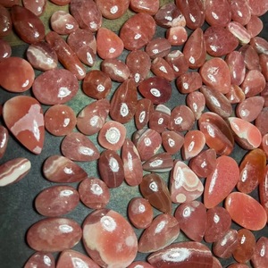 High Quality 100% <b>Natural</b> Rhodochrosite Loose Gemstone Cabochon Pink <b>Crystal</b> for Jewelry Making Pink Rhodochrosite Mix Shapes, - Product Image 4