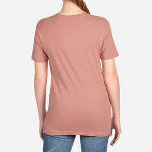 T-shirt à col côtelé bébé en tissu suédé Tri-Blend Premium 1X1 - Product Image 1