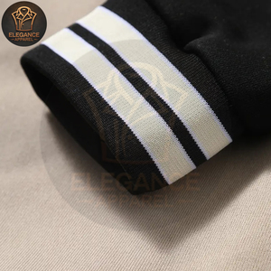 Thời Trang Cao Đẳng Bóng Chày Áo Khoác Đứng Mùa Thu Mùa Đông Dài Tay Áo Lỏng Phù Hợp Không Có Lót Thư Chữ Thập Thêu Huy Hiệu Vải Đứng - Product Image 3