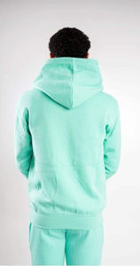 Ensemble de survêtements pour hommes à capuche, coupe classique, en coton 100% épais, couleur unie, style streetwear hiver, haute qualité, vente en gros, personnalisable avec logo, vierge - Product Image 4