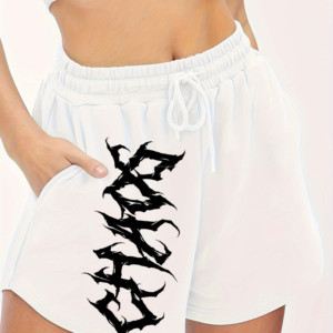 Pantalones Cortos Deportivos Casuales para Mujer, 100% Algodón, Felpa, Pantalones Cortos para Correr, Precio Económico, Pantalones Cortos de Gimnasio para Chicas - Product Image 4