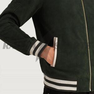 Blouson bombardier Offre Spéciale personnalisé de qualité supérieure pour hommes, veste universitaire en cuir de soie et laine, veste de baseball tendance pour le collège - Product Image 2