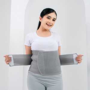 Corsé Transpirable con Elástico de Goma y Cinta de Algodón para Soporte Posparto de Maternidad, Diseño Lavable para Mantener la Postura - Product Image 6