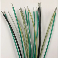 1,5mm SS 316 7x7 HDPE oder schwarz PVC Nylon beschichtetes Edelstahl drahtseil Kabels ch linge Drahtseil zum Heben