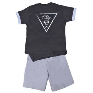 Costume à manches courtes Chase Value pour garçons 6B-02-Noir en coton pour 1-2 ans - Product Image 4